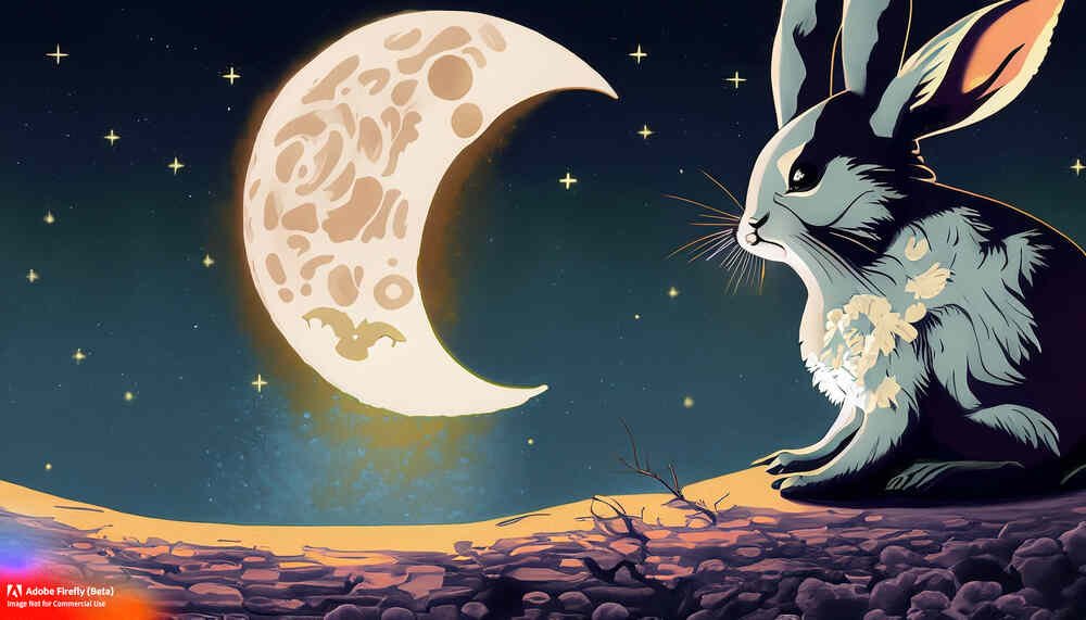 Aztec Rabbit In The Moon Story