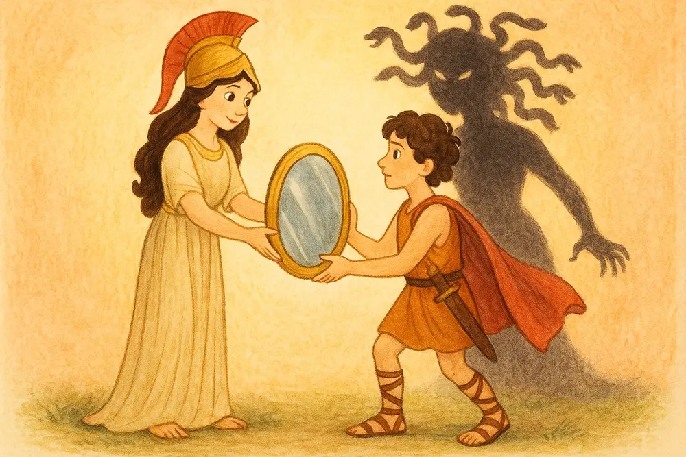 Ancient Parthenon temple of Athena in Athens.