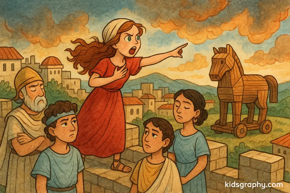 Cassandra warns about the Trojan Horse.