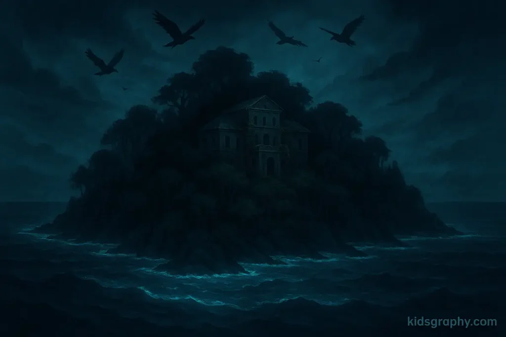 Mysterious island of Aiaia from Circe’s story in Greek mythology.