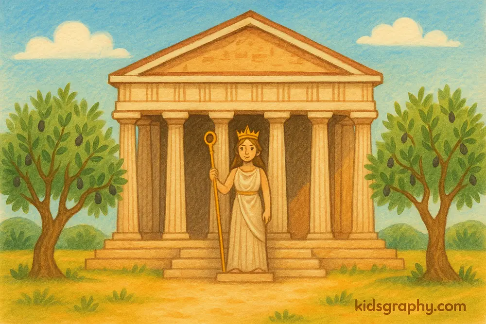 Temple of Hera at Argos from Greek mythology.