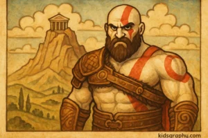 Kratos, the god of strength in Greek mythology.