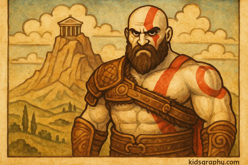 Kratos, the god of strength in Greek mythology.