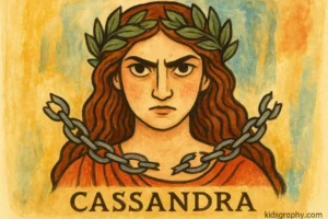 Modern reinterpretation of Cassandra in art.