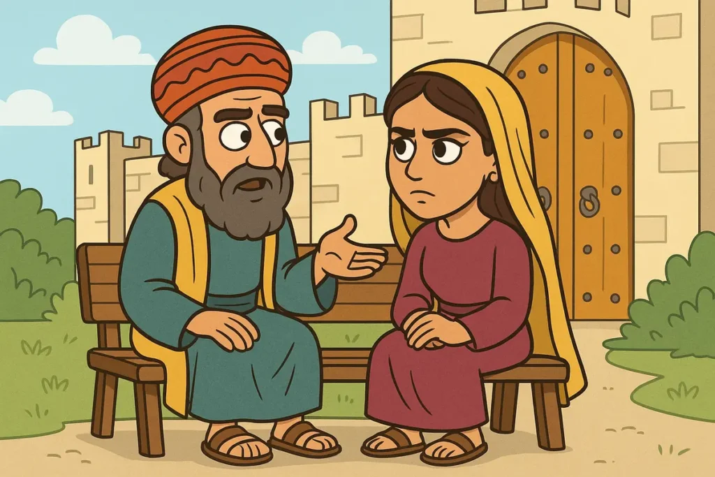 Mordecai tells Esther to speak up