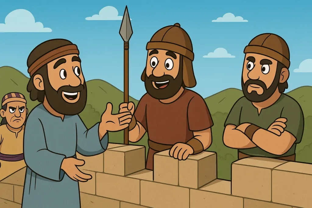 Nehemiah stays strong against enemies