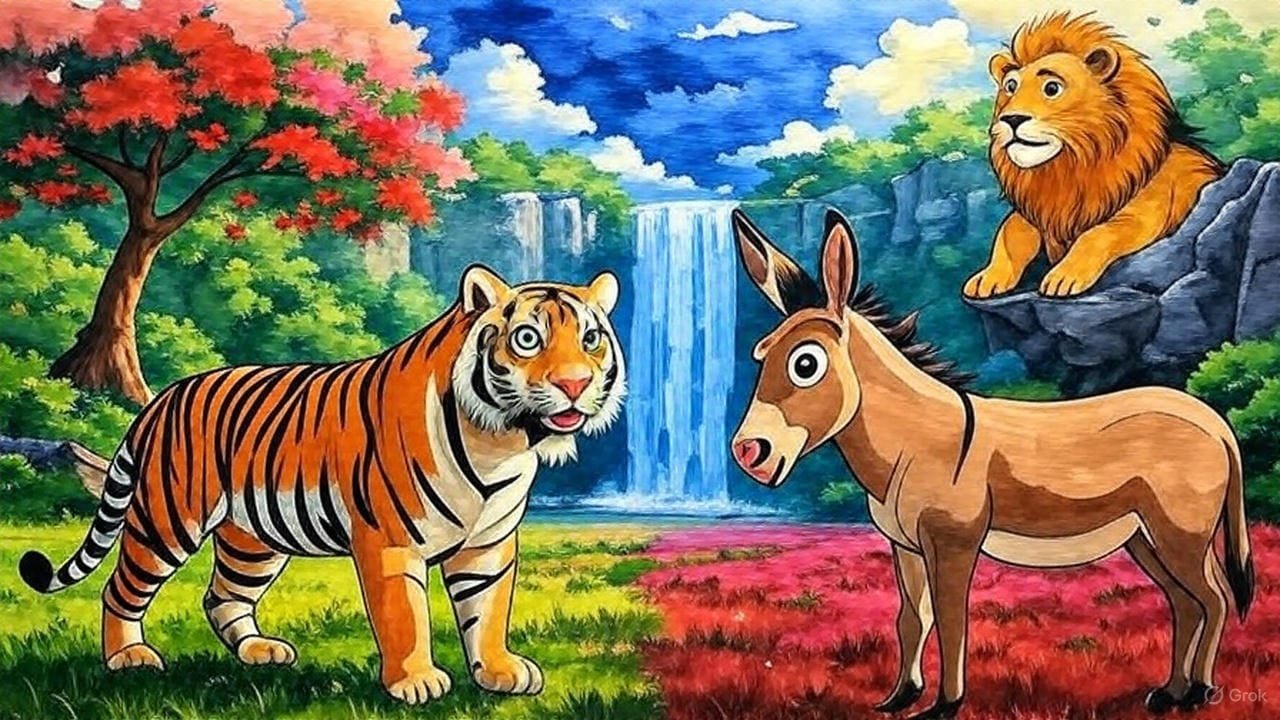 The Tiger and the Donkey story